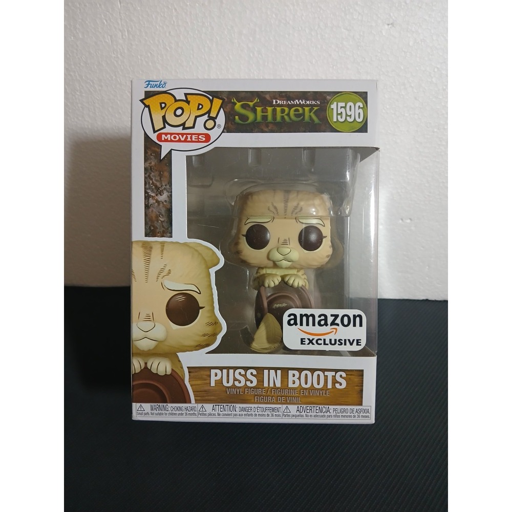 Funko Pop! Movies Puss in Boots #1596 DreamWorks Shrek Vinyl Figure